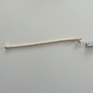 Brand new cubic zirconia gold tennis bracelet